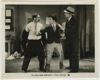 6h414 HORSE FEATHERS 8.25x10.25 still '32 Chico stops Groucho Marx from fighting w/ David Landau!