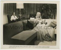 6h429 I MARRIED A WOMAN 8.25x10 still '56 George Gobel watches sexy Diana Dors holding underwear!