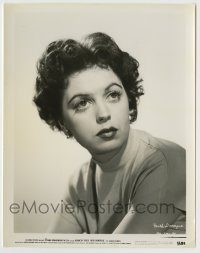 6h443 IT CAME FROM BENEATH THE SEA 8x10.25 still '55 head & shoulders portrait of Faith Domergue!