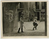 6h455 JAZZMANIA 8x10.25 still '23 great image of Mae Murray running from soldier on city street!