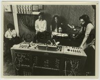 6h508 LET IT BE 8x10 still '70 Beatles, John, Paul, Ringo & George in recording studio with Yoko!