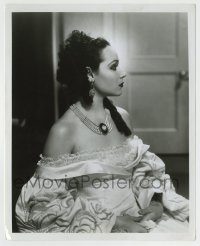 6h538 MADAME DU BARRY 8x10 still '34 profile portrait of Dolores Del Rio in the title role!