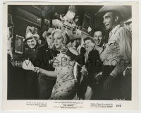 6h603 MISFITS 8x10.25 still '61 Clark Gable, Monty Clift, sexy Marilyn Monroe with paddle-ball!