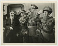 6h638 NIGHT AT THE OPERA 8x10.25 still '35 Groucho Marx with disguised Harpo, Chico & Allen Jones!