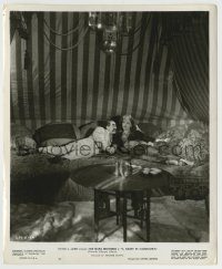 6h639 NIGHT IN CASABLANCA 8.25x10 still '46 Groucho Marx on bed w/uncredited harem girl Ruth Roman!