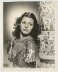 6h745 RITA HAYWORTH 8x10 key book still '39 with parted hair like she wore in Music In My Heart!