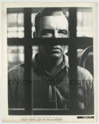 6h759 ROGER TOUHY GANGSTER 8x10.25 still '44 great close up of Preston Foster behind bars!