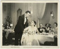 6h792 SECRETS OF AN ACTRESS 8x10 still '38 George Brent leaning over Kay Francis in restaurant!