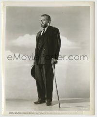 6h902 TOMORROW IS FOREVER 8x10 still '45 full-length Orson Welles with cane over sky background!