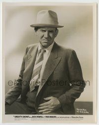 6h931 VARSITY SHOW 8x10.25 still '37 great seated portrait of Ted Healy scowling!