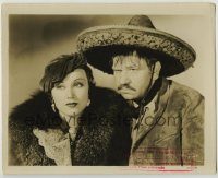 6h939 VIVA VILLA 8.25x10.25 still '34 best close up of Mexican bandit Wallace Beery & Fay Wray!