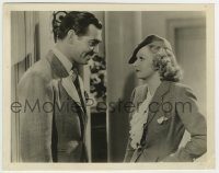 6h965 WIFE VERSUS SECRETARY 8x10.25 still '36 Jean Harlow doesn't know what to make of Clark Gable
