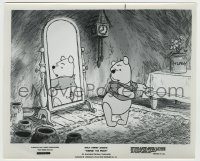 6h977 WINNIE THE POOH & THE HONEY TREE 8x10 still '66 he's looking at the tear in his back!