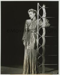 6h294 EVE ARDEN 7.5x9.25 still '49 in gown of copper lame designed by Milo Anderson, Whiplash!