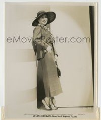 6h403 HELEN MORGAN 8x10.25 still '35 in tailored outfit of bright coral wool, Go Into Your Dance!