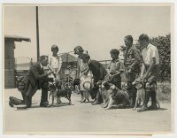 6h972 WILLIAM S. HART 6.5x8.5 news photo '24 he rescued homeless dogs before they were put down!