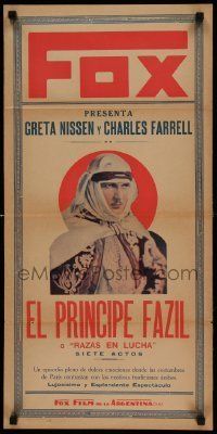 6j239 FAZIL Argentinean '28 different Arab Prince Charles Farrell, Howard Hawks!