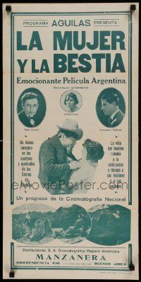 6j249 LA MUJER Y LA BESTIA Argentinean '28 Alfonso Corona Blake, country of origin images!