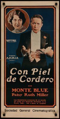 6j277 WOLF'S CLOTHING Argentinean '27 completely different image of Monte Blue, Miller!