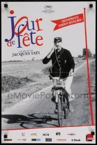 6j608 JOUR DE FETE French 16x24 R14 Jour de fete, Jacques Tati, great image!