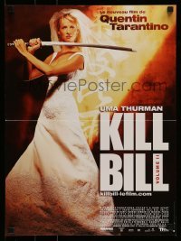 6j613 KILL BILL: VOL. 2 French 16x21 '04 sexy Uma Thurman with katana, Quentin Tarantino!