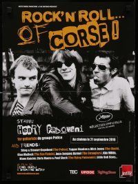 6j647 ROCK'N'ROLL OF CORSE advance French 16x21 '16 Henri Padovani, Sting, Topper Headon!