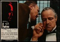 6j082 GODFATHER Italian 18x26 pbusta '72 Coppola directed classic, Marlon Brando!