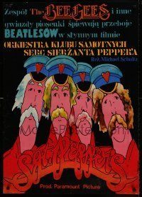 6j985 SGT. PEPPER'S LONELY HEARTS CLUB BAND Polish 26x37 '79 Beatles, different Pagowski art!