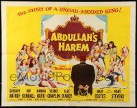 6k009 ABDULLAH'S HAREM 1/2sh '56 English sex in Egypt, art of 13 super sexy harem girls by Barton!