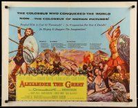 6k011 ALEXANDER THE GREAT style A 1/2sh '56 Richard Burton, Frederic March as Philip of Macedonia!