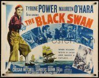 6k043 BLACK SWAN style A 1/2sh R52 cool images of swashbuckler Tyrone Power & Maureen O'Hara!