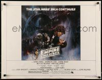 6k127 EMPIRE STRIKES BACK 1/2sh '80 classic Gone With The Wind style art by Roger Kastel!
