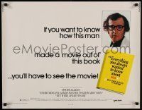6k129 EVERYTHING YOU ALWAYS WANTED TO KNOW ABOUT SEX style A 1/2sh '72 Woody Allen directed!