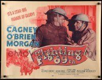 6k135 FIGHTING 69th 1/2sh R56 WWI soldiers James Cagney, Pat O'Brien & Dennis Morgan