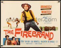6k137 FIREBRAND 1/2sh '62 western gringo outlaw, Kent Taylor, Lisa Montell!
