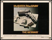 6k153 GETAWAY 1/2sh '72 Steve McQueen, Ali McGraw, Sam Peckinpah, cool gun & passports image!