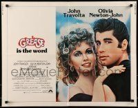6k165 GREASE int'l 1/2sh '78 John Travolta & Olivia Newton-John in a most classic musical!