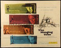 6k170 HANGING TREE 1/2sh '59 Gary Cooper, Maria Schell & Karl Malden, from the prize novel!