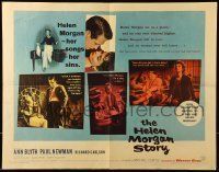 6k179 HELEN MORGAN STORY 1/2sh '57 Paul Newman loves pianist Ann Blyth, her songs, and her sins!