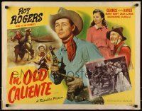 6k201 IN OLD CALIENTE 1/2sh R48 cowboy Roy Rogers, Gabby Hayes & Mary Hart in California!