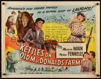 6k216 KETTLES ON OLD MacDONALD'S FARM 1/2sh '57 Marjorie Main & Parker Fennelly in the Ozarks!