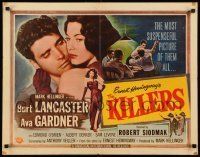 6k221 KILLERS 1/2sh R56 Burt Lancaster & sexy Ava Gardner, from Ernest Hemingway's story!