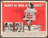 6k230 LA BONNE SOUPE 1/2sh '64 sexy naked Annie Girardot on bed covered only by pillows!