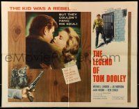 6k242 LEGEND OF TOM DOOLEY 1/2sh '59 Michael Landon was a rebel, but they couldn't hang his soul!