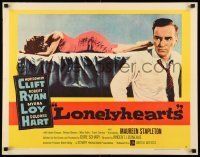 6k252 LONELYHEARTS style A 1/2sh '59 Montgomery Clift, from Nathaniel West's depressing novel!