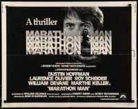 6k272 MARATHON MAN int'l 1/2sh '76 cool image of Dustin Hoffman, John Schlesinger classic thriller!