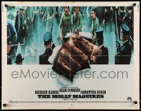 6k285 MOLLY MAGUIRES int'l 1/2sh '70 cool image of coal miner fist punching through poster!