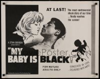 6k293 MY BABY IS BLACK 1/2sh '65 wild exploitation, the most controversial shock story!