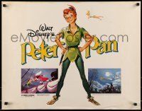 6k327 PETER PAN 1/2sh R82 Walt Disney animated cartoon fantasy classic, great full-length art!