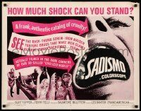 6k374 SADISMO 1/2sh '67 AIP bizarre sadomasochism, how much shock can you stand?